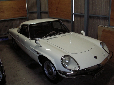 マツダ コスモスポーツ 製作サイドミラー 装着実例 - 株式会社後藤技研